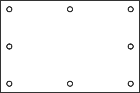 8 Löcher