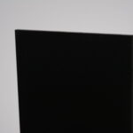 PLEXIGLAS® GS Satinice, Schwarz 9H01 SC, einseitig matt