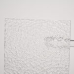 PLEXIGLAS® XT Textures, Farblos 0A000 TK, Tropfen