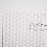 PLEXIGLAS® XT Textures, Farblos 0A000 W, Wabe